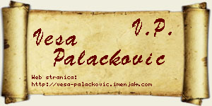 Vesa Palačković vizit kartica